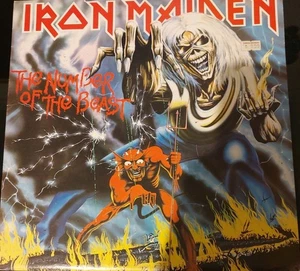 ION MADEN THE NUMBER OF THE BEAST 1982 VINYL LP - Picture 1 of 6