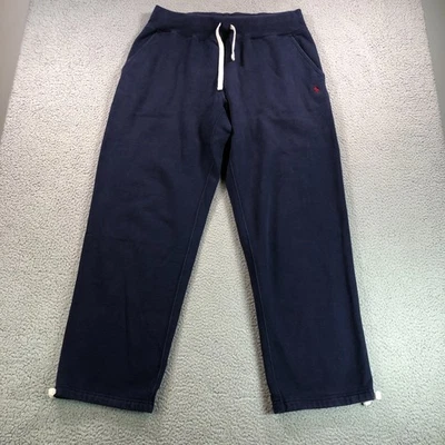 Pantalones deportivos Polo Ralph Lauren para hombre grandes altos azules con cordón ceñido al tobillo Foto 1 de 4
