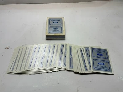 CARTE DA GIOCO POKER / CONCESSIONARI RIUNITI DELLA CAMPANIA FORD / DAL NEGRO - Image 1 of 4
