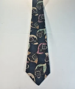 J.S. Blank & Co. Corbata de Seda - Diseño Paisley Estilizado Multicolor Audaz, 58” x 4” - Imagen 1 de 4