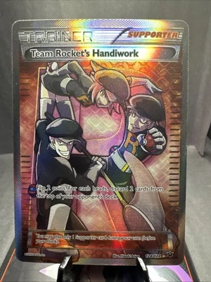 Pokemon Fates Collide Full Art Ultra Rare Team Rockets Handiwork 124/124 - Image 1 of 4