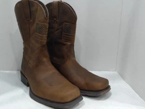 Usado como nuevo - Ariat Rambler Patriot para hombre, marrón envejecido, 10 de ancho - Imagen 1 de 6