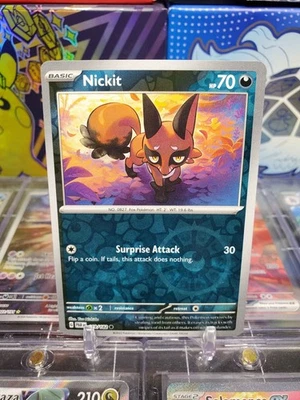 Nickit 119/182 Reverse Holo Common Pokemon TCG S&V Paradox Rift - Image 1 of 2