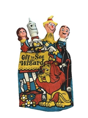 Marioneta de mano Mattel Wizard of Oz 1967 de colección para ver al mago Hong Kong LEER Foto 1 de 4