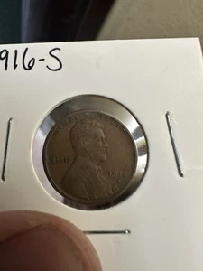 1916-S Lincoln Wheat Cent ~ sehr guter (sehr guter) Zustand Semi-Key Date - Bild 1 von 2