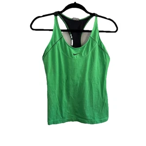 Vintage Nike Gray Tag Green Tank Top Damen XL Racerback - Bild 1 von 9