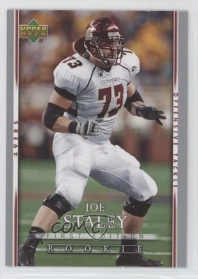 2007 Upper Deck First Edition Rookie Joe Staley #167 Rookie RC - Image 1 of 2