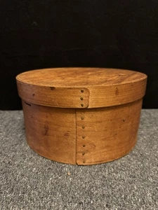 Vintage Primitive Bent Wood Shaker Pantry Box 9.75”x5” - Picture 1 of 19