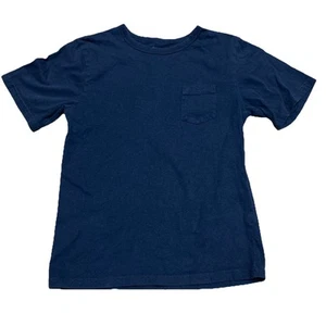 ⭐️ Children's Place Navy Pocket Short Sleeve Shirt Size 5/6 - Picture 1 of 4