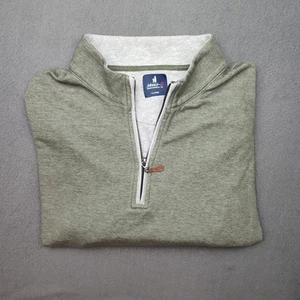 Johnnie O Shirt Mens Extra Large Green Sully Pullover Quarter Zip Golf Work - Picture 1 of 12