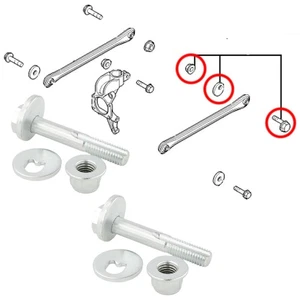 FOR FORD MONDEO MK3 SCHRÄGHECKLIMOUSINE HINTERE AUFHÄNGUNG STÜRZMUTTERN SCHRAUBEN UNTERLEGSCHEIBEN - Bild 1 von 4