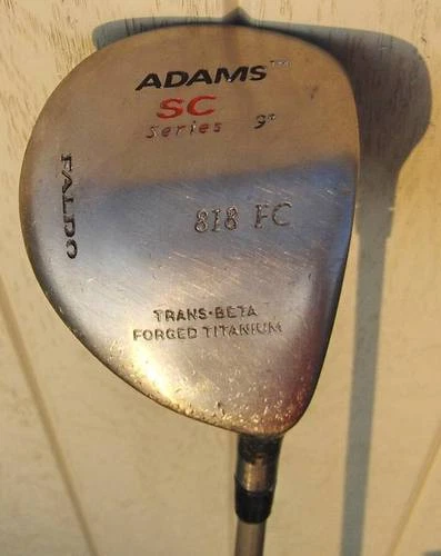 GOLF CLUB~ADAMS GOLF DRIVER 9 DEGREE~FALDO~SPIN CONTROL SERIES SHAFT - Image 1 of 4