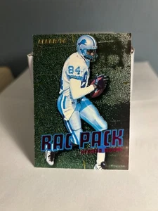 1996 Fleer Football " Rac Pack " Insert Card # 8 of Herman Moore - Bild 1 von 2