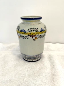 Jarrón de cerámica floral de colección Carvalhinho Porto Portugal pintado a mano diciembre P 63 - Imagen 1 de 12