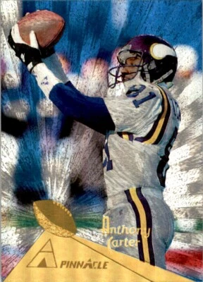 1994 Pinnacle Trophy Collection Anthony Carter Detroit Lions #124 - Image 1 of 2