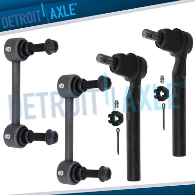 Barra estabilizadora delantera izquierda derecha eslabones y barras de amarre exteriores para Hummer H3 2006 Foto 1 de 4