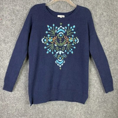 Suéter Sonoma Vintage Mujer Pequeño Hilo Bordado Pullover  Foto 1 de 4