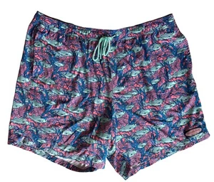 Vineyard Vines Mens 3XB Swim Trunks Coral Reef Chappy Elastic Drawstring Shorts - Picture 1 of 21