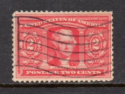 Scott # 324, Used, F, 2¢ Louisiana Purchase Expo, 1904, Machine Cancel - Image 1 of 2