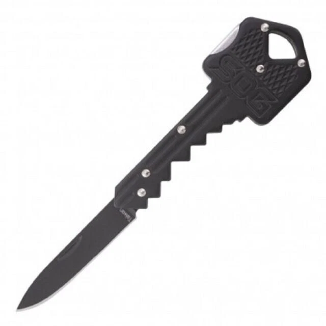 SOG Key Knife Folding Drop Blade - KEY101CP