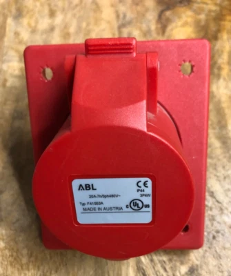 ABL Sursum  Electrical Socket Panel Mount, IP44  F41S53A - Image 1 of 4