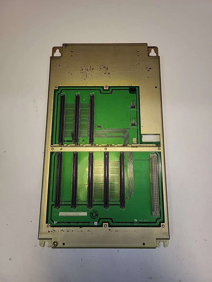YASKAWA CIRCUIT BOARD JANCD-JBB01 REV B0 DF9201918-B0, FROM MATSUURA RA-1G VMC - Image 1 of 4