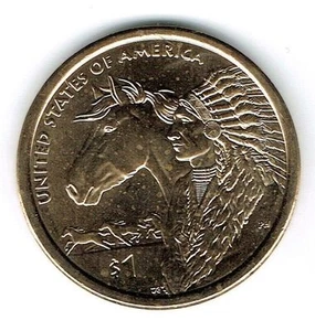 2012-D $1 Brilliant Uncirculated Business Strike Native American Dollar Coin! - Picture 1 of 2