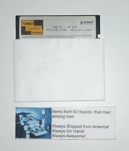 Turbo Graphix Toolbox 1.05A by Borland 1984 Computer Software - Picture 1 of 1