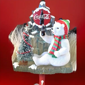 Coca-Cola Vintage Eisbär Strumpfhalter - Bild 1 von 11