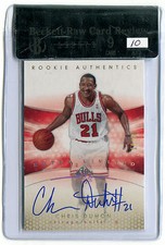 2004-05 SP Authentic Extra Limited CHRIS DUHON Auto RC Rare BGS 9/10 RCR #/25