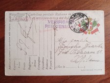 1917 franchigia R. Esercito - ann. P.M. 50° Divisione - stazione fotoelettrica
