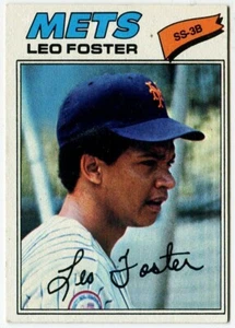 1977 Topps #458 Leo Foster New York Mets - Picture 1 of 2