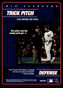 2000 MLB SHOWDOWN TRICK PITCH DEREK JETER - Picture 1 of 2