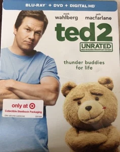 NEW TED 2 BLU-RAY+DVDH+D ULTRAVIOLET STEELBOOK! U.S TARGET! FACTORY SEALED - Picture 1 of 2