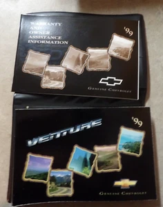 1999 CHEVROLET VENTURE OWNERS MANUAL W/CASE - Picture 1 of 4