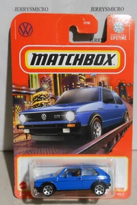MATCHBOX CITY SERIES '76 VOLKSWAGEN GOLF MK 1 IN BLUE #95/100 - Picture 1 of 1