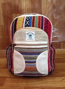 Medium Hemp Backpack - Picture 1 of 10