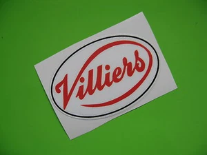 VILLIERS Oval Motorrad Aufkleber/Decal x2 - Bild 1 von 1