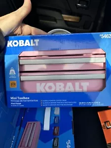 Caja de herramientas Kobalt Mini 2 cajones de acero - Rosa (54422) NUEVA EN CAJA - Imagen 1 de 1