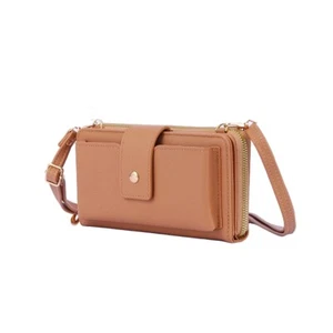 Sandol "The Mary" Crossbody Wallet Geldbörse, hell camelbraun - Bild 1 von 3