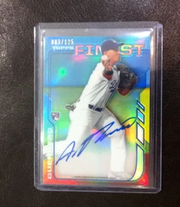 2014 Topps Finest RA-AG Alexander Guerrero Rookie Card Refractor Auto 003/125 - Picture 1 of 2