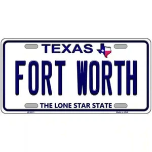 Letrero de metal Fort Worth Texas - Imagen 1 de 1