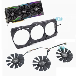 For ASUS ROG STRIX GTX1080Ti/1070Ti RX590/580/VEGA 64 Graphics Card Fan Shell - Picture 1 of 9