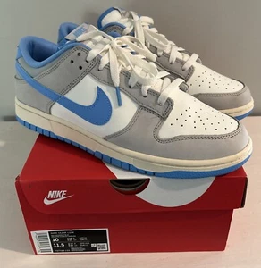 Nike Dunk Low Men’s Size 10 Women’s Size 11.5 University Blue With Box - Picture 1 of 9