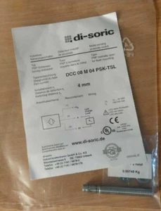 di-soric dcc 08  M 04 PSK-TSL proximity switch sensor - Picture 1 of 1