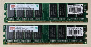 1GB (2 x 512MB) PC 3200 DDR400 CL3 - Hynix HYMD564646CP8R-D43 - Picture 1 of 1