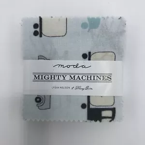 Moda Mighty Machines Lydia Nelson Mini Charm Pack 42ct 2.5"x2.5" Fast Free Ship - Picture 1 of 6
