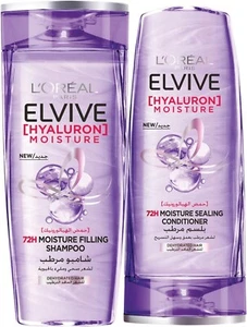 L'OREAL PARIS Elvive Hyaluron Moisture Shampoo 400ML+ Conditioner 360ML free shi - Picture 1 of 7