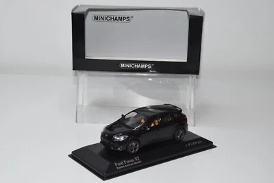 B25 1:43 MINICHAMPS 410 081000 FORD FOCUS ST 2011 NERO METALLIZZATO NUOVO CON... - Immagine 1 di 4