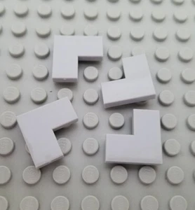 Lego Menge 4 hellbläulich grau 2x2 Ecke Fliesen Stücke - Bild 1 von 1